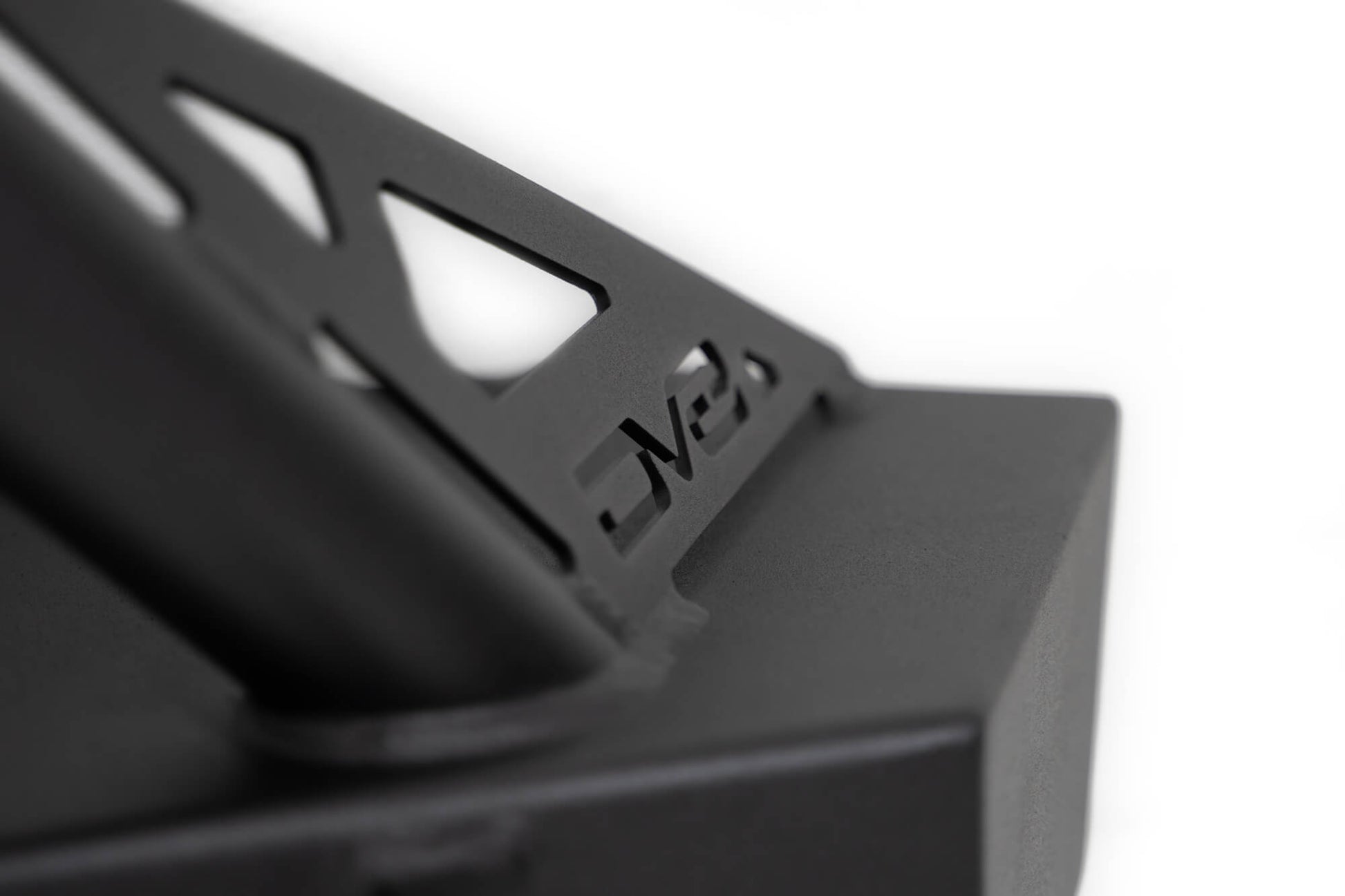 DV8 Logo on FS-15 Series Front Bumper for Jeep JK, JL, and JT - Studio