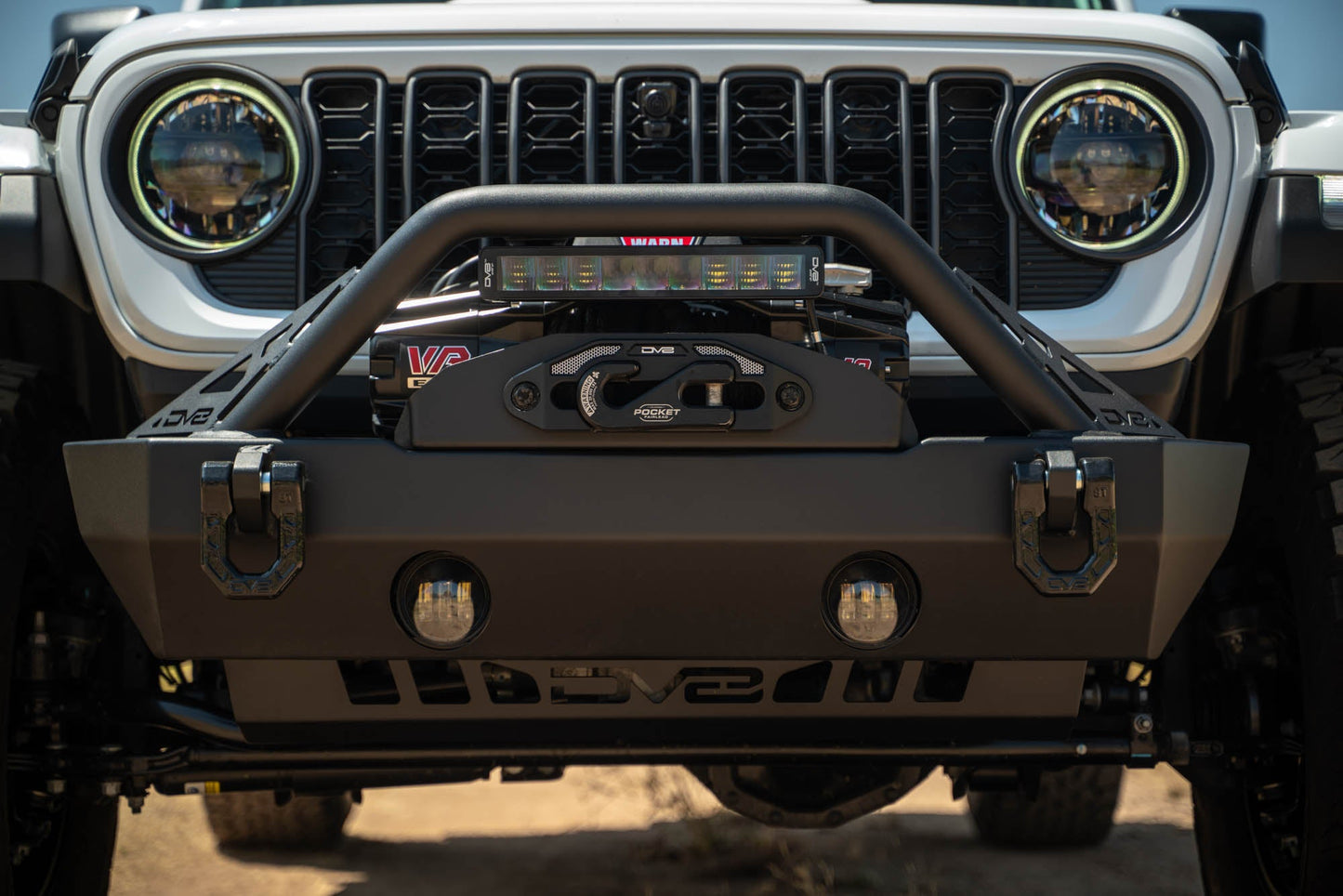 DV8 Offroad 2007-2024 Jeep Wrangler JK/JL & Gladiator JT | FS-15 Series Front Bumper FBJL-05