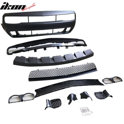 2008-2014 Dodge Challenger Front Bumper + SRT Front Lip PP