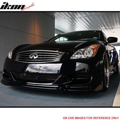2008-2014 infiniti G37 Coupe TS Paint Black Obsidian #KH3 Front Lip PU
