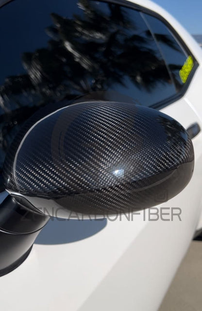 2008+ Dodge Challenger Carbon Fiber Mirror Covers