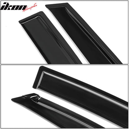 2010-2013 Mazda 3 Hatchback Window Visors 4Pc Set Acrylic