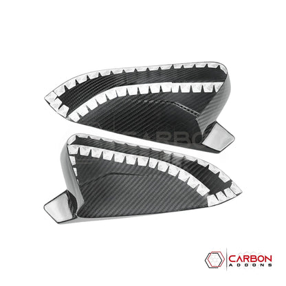 Real Carbon Fiber Mirror Cap Covers For S197 Mustang 2010-2014