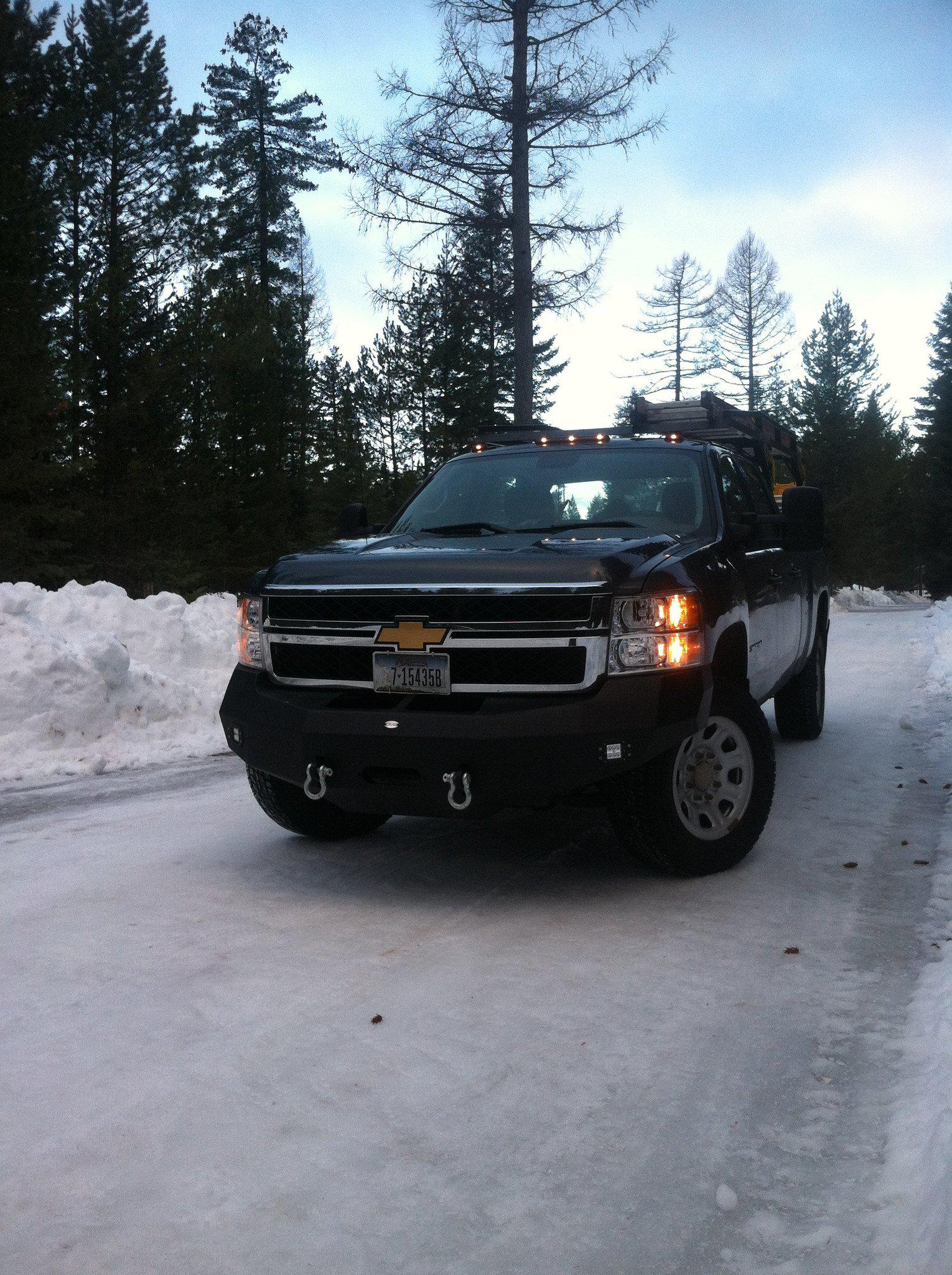 2011-14 Chevy Silverado 2500 / 3500 Steel Front Bumper-DV8 Offroad