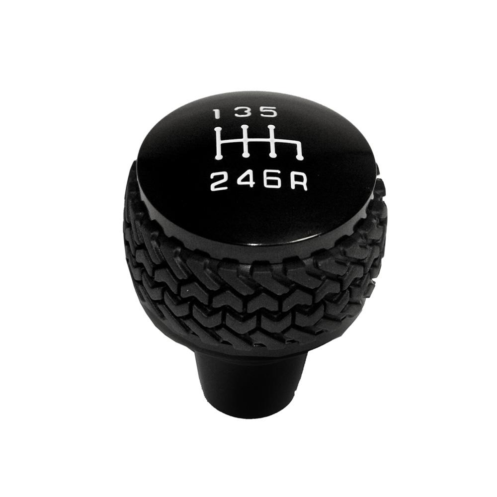 2011-18 Jeep JK 6-Speed Shift Knob | Black-DV8 Offroad