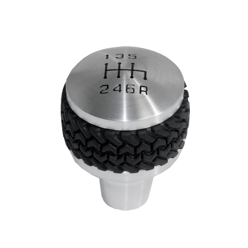 2011-18 Jeep JK 6-Speed Shift Knob | Silver-DV8 Offroad