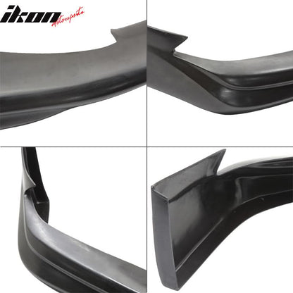 2012-2013 Honda Civic Coupe USDM MD Style Black Front Bumper Lip PU