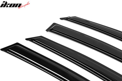 2012-2016 Subaru Impreza 13-17 XV Crosstrek Window Visors Acrylic