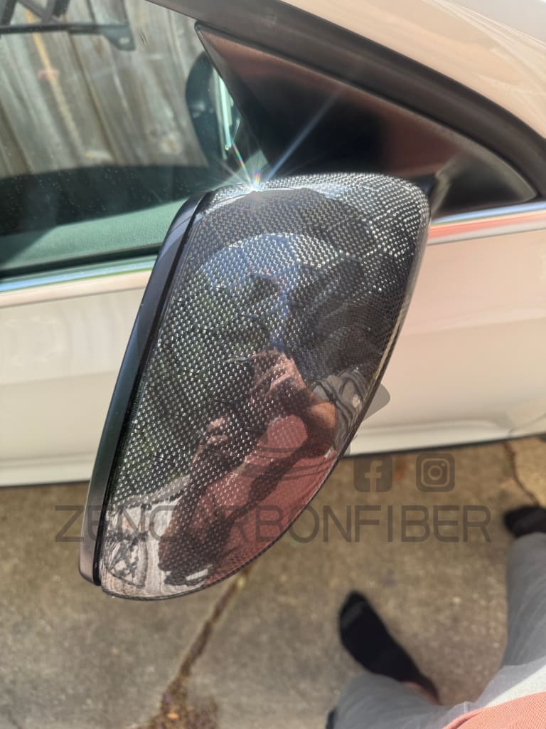 2012-2018 MK6 Jetta Carbon Fiber Mirror Caps Replacements