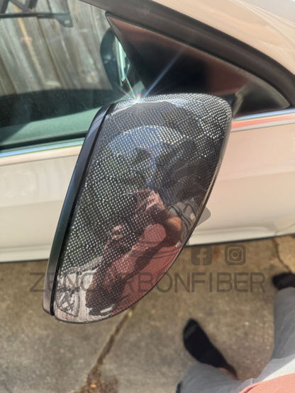 2012-2018 MK6 Jetta Carbon Fiber Mirror Caps Replacements