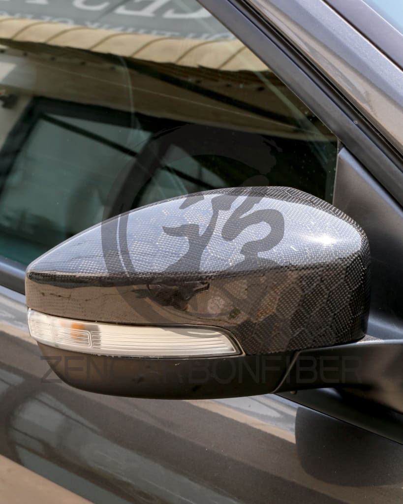 2012+ Ford Focus ST/RS Carbon Fiber Mirror Caps Replacement