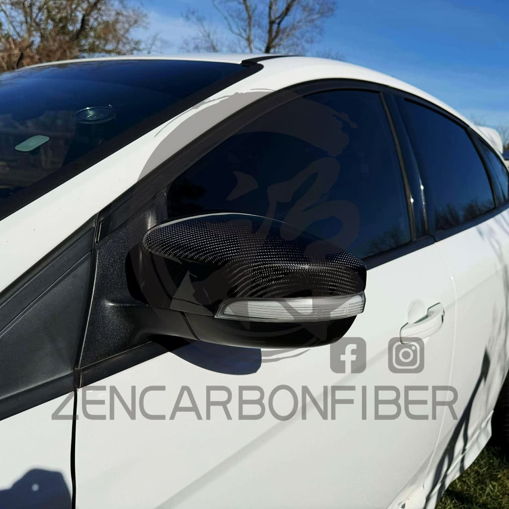2012+ Ford Focus ST/RS Carbon Fiber Mirror Caps Replacement