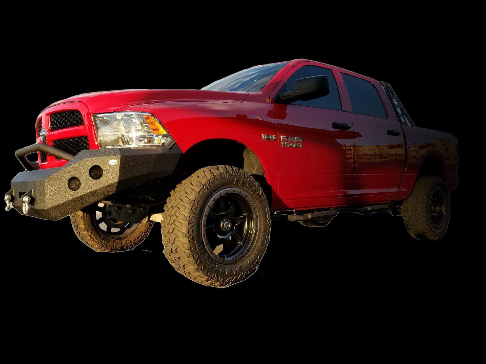 2013-18 Ram 1500 Steel Front Bumper-DV8 Offroad