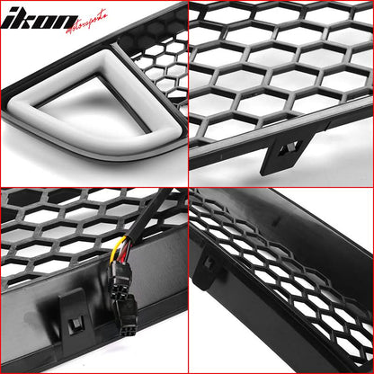 2013-2014 Ford Mustang Non-Shelby LED Light Unpainted Front Grille
