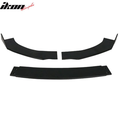 2013-2016 Hyundai Genesis Coupe IKON Style Blcak Front Bumper Lip PU