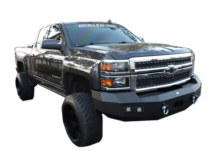 2014-15 Chevy Silverado 1500 Steel Front Bumper-DV8 Offroad