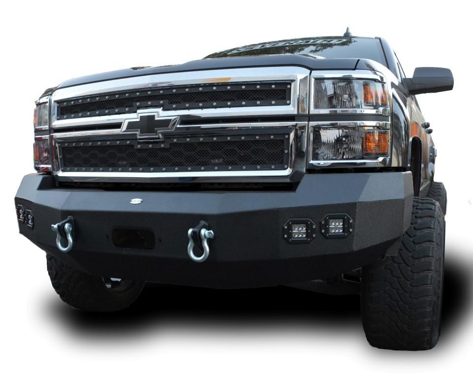 2014-15 Chevy Silverado 1500 Steel Front Bumper-DV8 Offroad