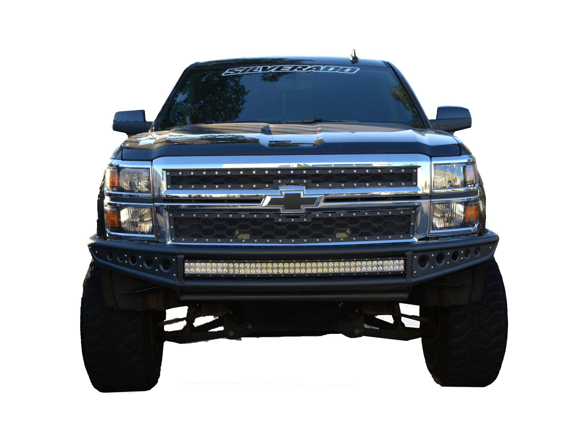 2014-18 Chevy Silverado 1500 Baja Style Front Bumper-DV8 Offroad