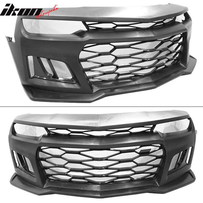 2014-2015 Chevy Camaro ZL1 Style Front Bumper w/ Signal Fog Lights