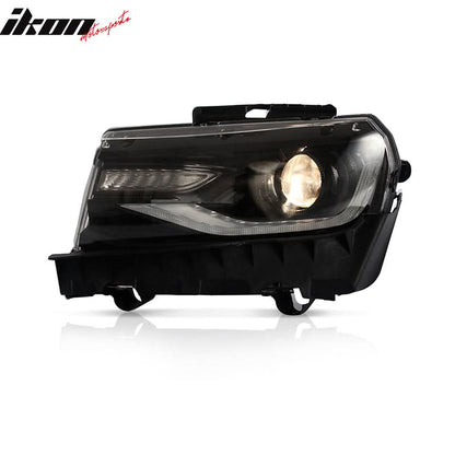 2014-2015 Chevy Camaro ZL1 Style Front Bumper DRL Fog Lights Headlamps