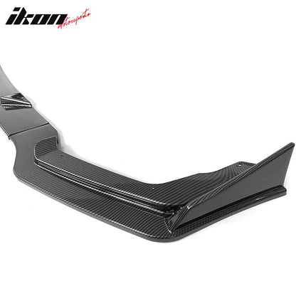 2014-2017 Infiniti Q50 Sport Model Only CF Print 3PC Front Bumper Lip