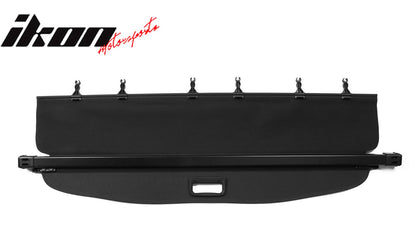 2014-2018 Subaru Forester 4DR Black Rear Cargo Cover PVC Aluminum Rod