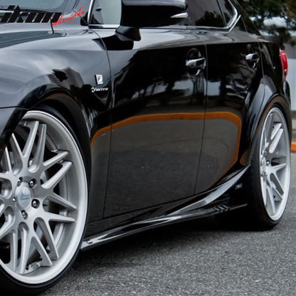 2014-2020 Lexus IS250 IS300 IS350 F Sport Style Side Skirts Panel PU
