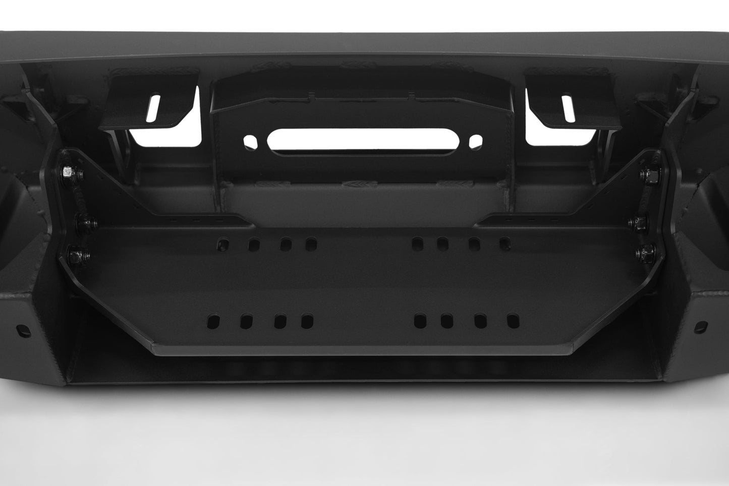 Hidden Winch mount on the Centric Series Winch Front Bumper for the 2014-2024 Toyota 4Runner