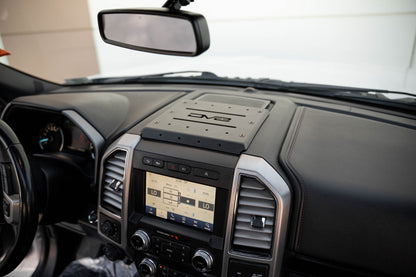 2015-2020 F-150 & 2017-2021 F-250/350 Digital Device Dash Mount, interior view