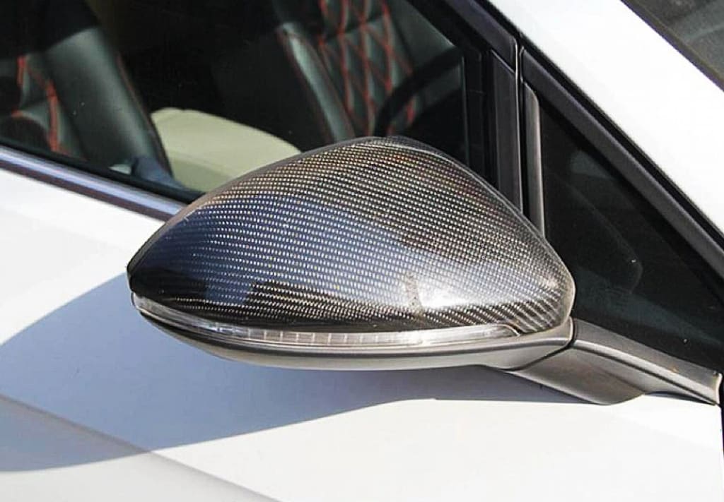 2015-2021 Volkswagen/VW Golf MK7 Carbon Fiber Mirror Caps Replacements