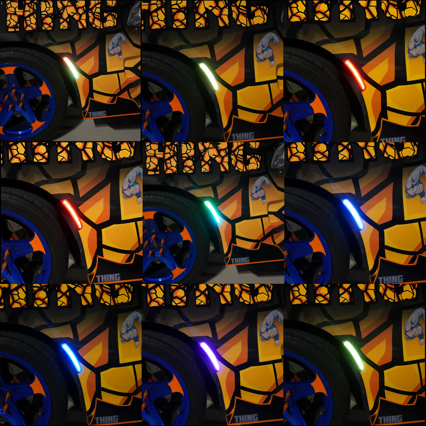 2015-2023 Dodge Charger Flow Series Side Markers (4pc)