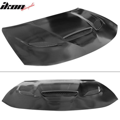 2015-2023 Dodge Charger SRT Style Car Hood Scoop Vent Black Aluminum