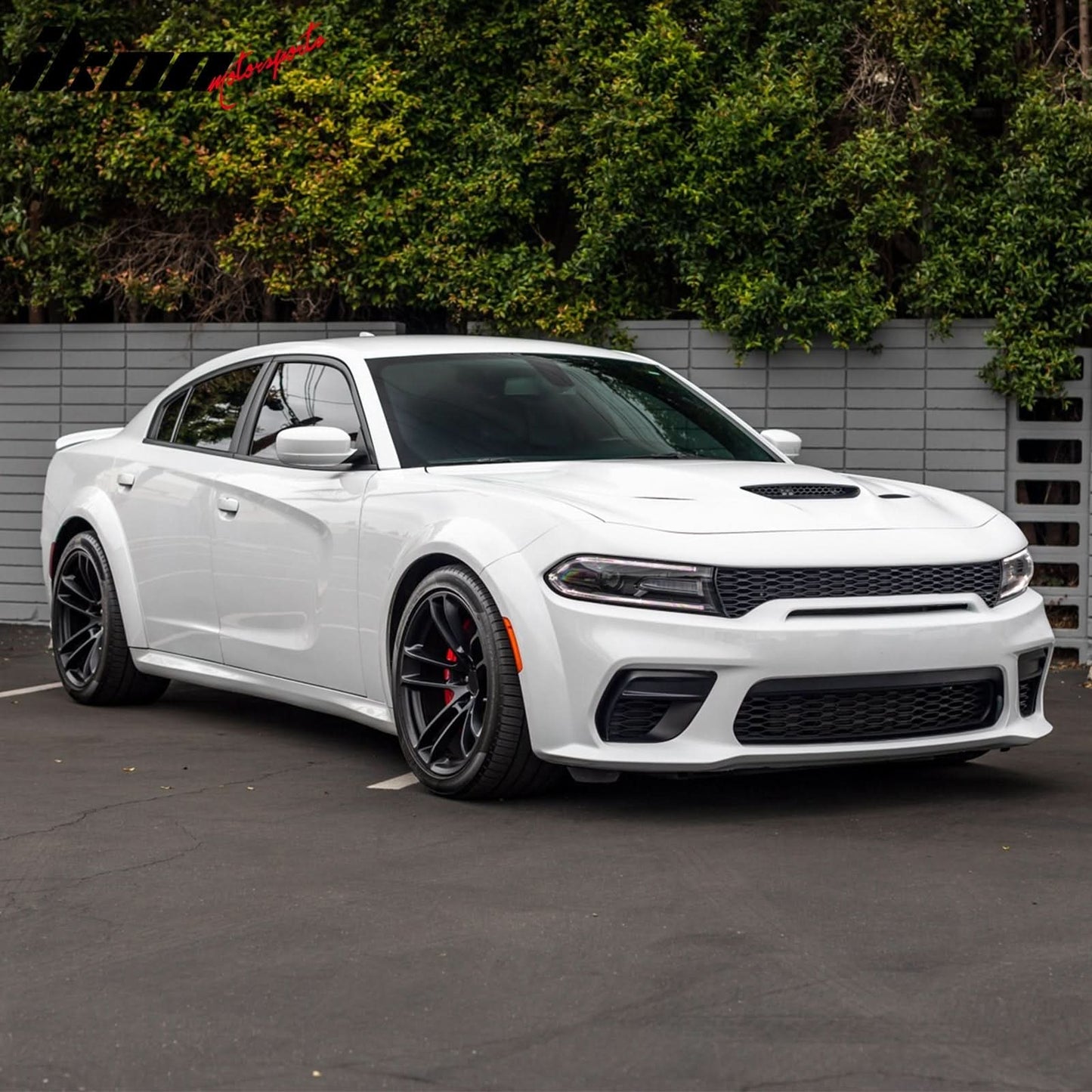 2015-2023 Dodge Charger Widebody Gloss Whole Bumper Kits Diffuser PP