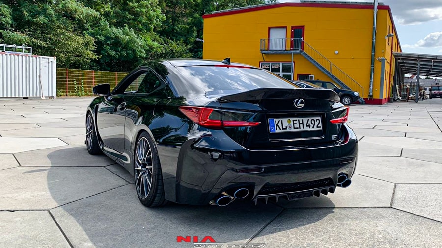 NIA Lexus RC-F Rear Spoiler Wing V1 2015-2019 RCF15-RS-V1