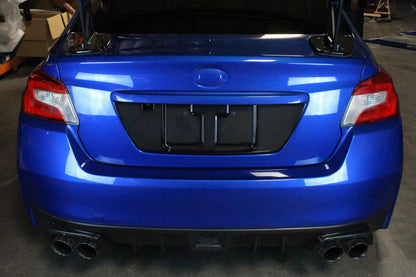 Carbon Fiber Subaru WRX/ STI Sedan License Plate Frame 2015-2021
