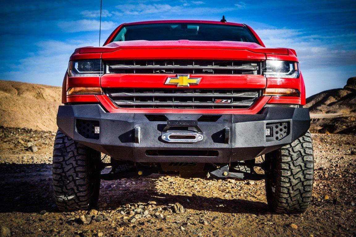 2016-18 Chevy Silverado 1500 Steel Front Bumper-DV8 Offroad