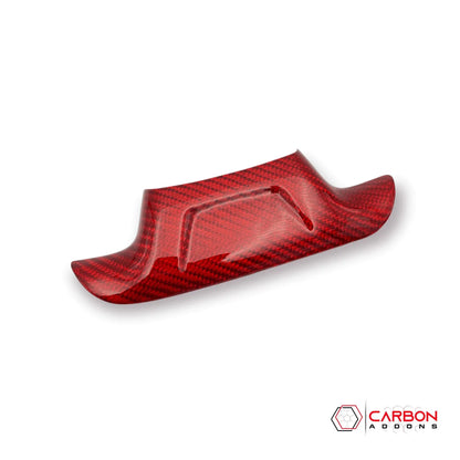 2016-2024 Camaro Carbon Fiber Lower Steering Wheel Emblem Trim Cover