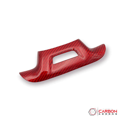 2016-2024 Camaro Carbon Fiber Lower Steering Wheel Emblem Trim Cover