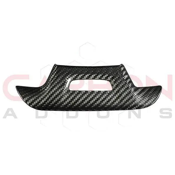 2016-2024 Camaro Carbon Fiber Lower Steering Wheel Emblem Trim Cover