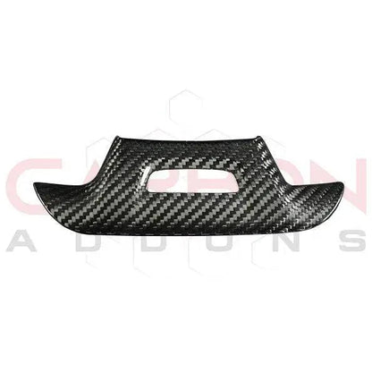 2016-2024 Camaro Carbon Fiber Lower Steering Wheel Emblem Trim Cover