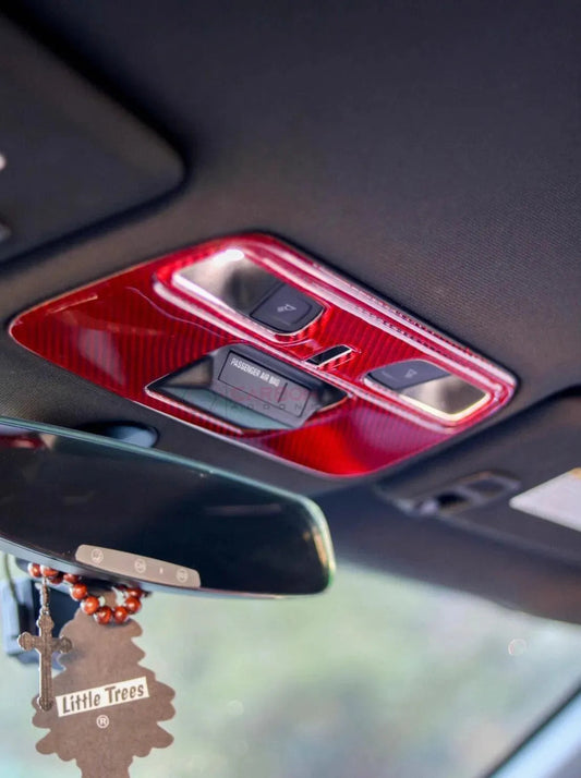 2016-2024 Camaro Carbon Fiber Overhead Dome Light Trim Overlay