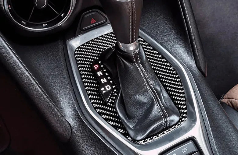2016-2024 Camaro Real Carbon Fiber Gear Shift Trim Overlay