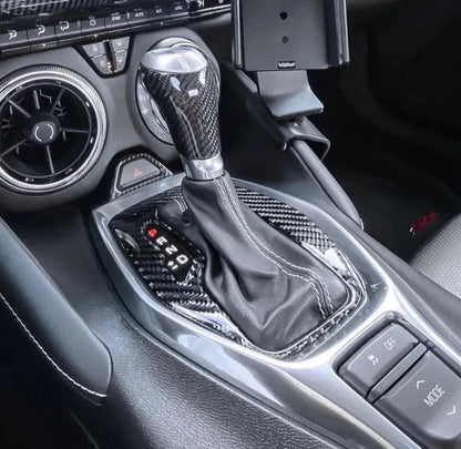 2016-2024 Camaro Real Carbon Fiber Gear Shift Trim Overlay