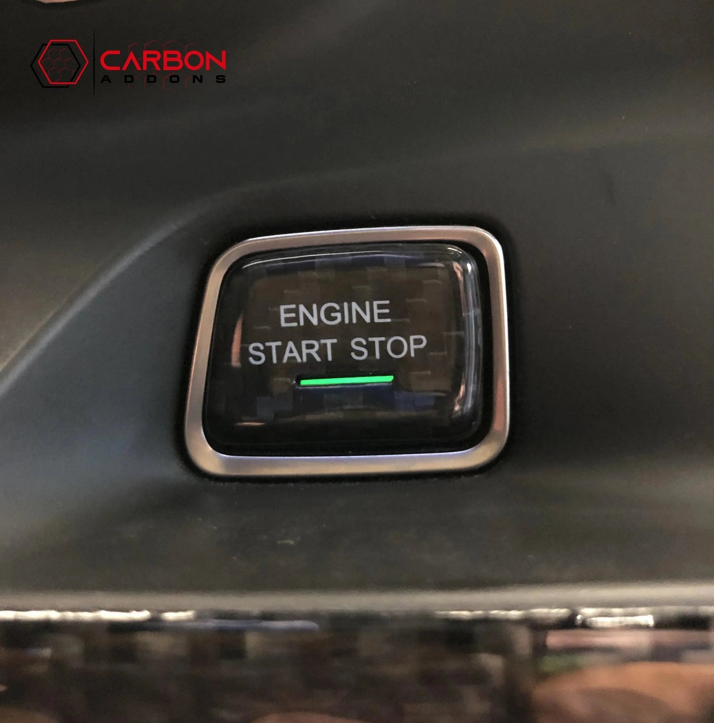 2016-2024 Camaro/2014-2019 Corvette Carbon Fiber Start Stop Engine Button Cover
