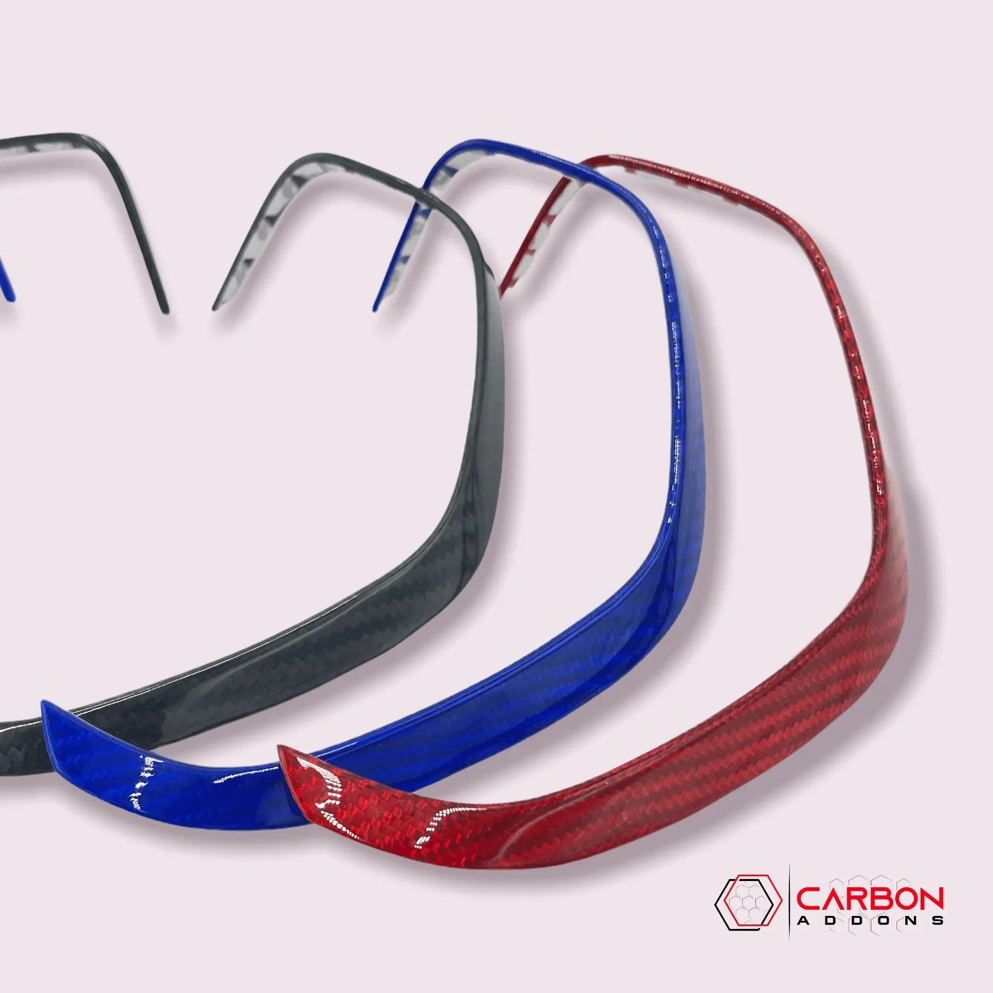 2016-2024 Carbon Fiber Gauge Cluster Bezel Chrome Delete Cover