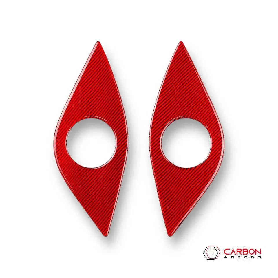 2016-2024 Chevrolet Camaro Real Carbon Fiber Rear Seat Speaker Trim Overlay