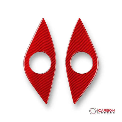 2016-2024 Chevrolet Camaro Real Carbon Fiber Rear Seat Speaker Trim Overlay