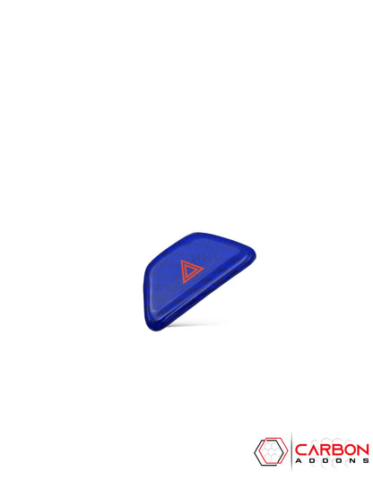 2016-2024 Chevy Camaro Real Carbon Fiber Interior Hazard Button Cover