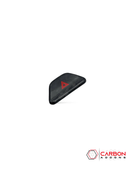 2016-2024 Chevy Camaro Real Carbon Fiber Interior Hazard Button Cover