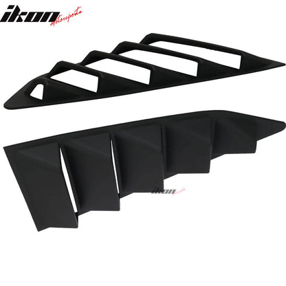 2016-2024 Chevy Camaro Unpainted Rear Side Window Louver Air Vent ABS